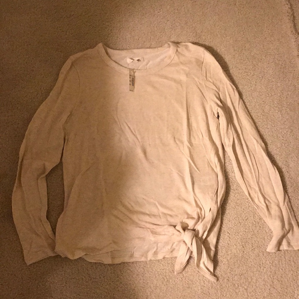tan long sleeve